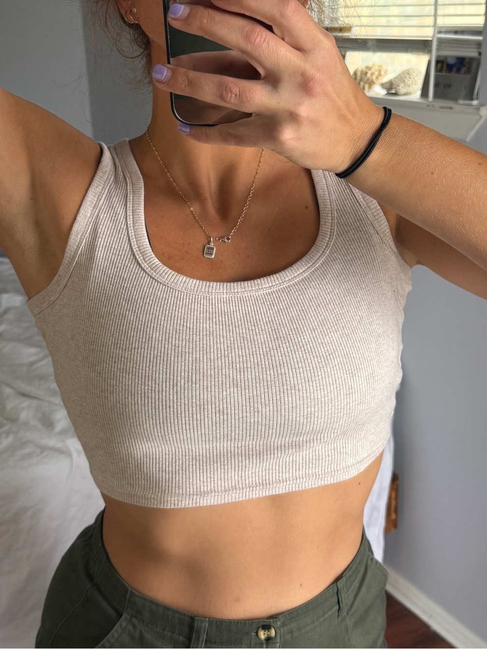 Cropped Jockey Women's Ribbed Tank Top